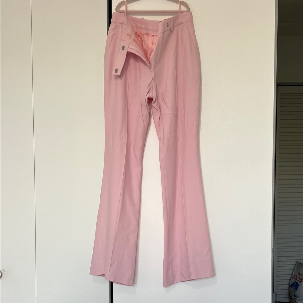 Alexander McQueen Light Pink Flare Pants